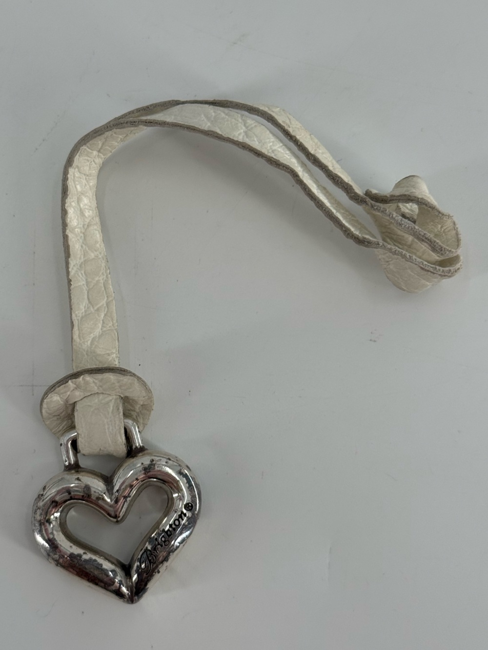 Brighton Vintage Heart Hangtag Bag Charm